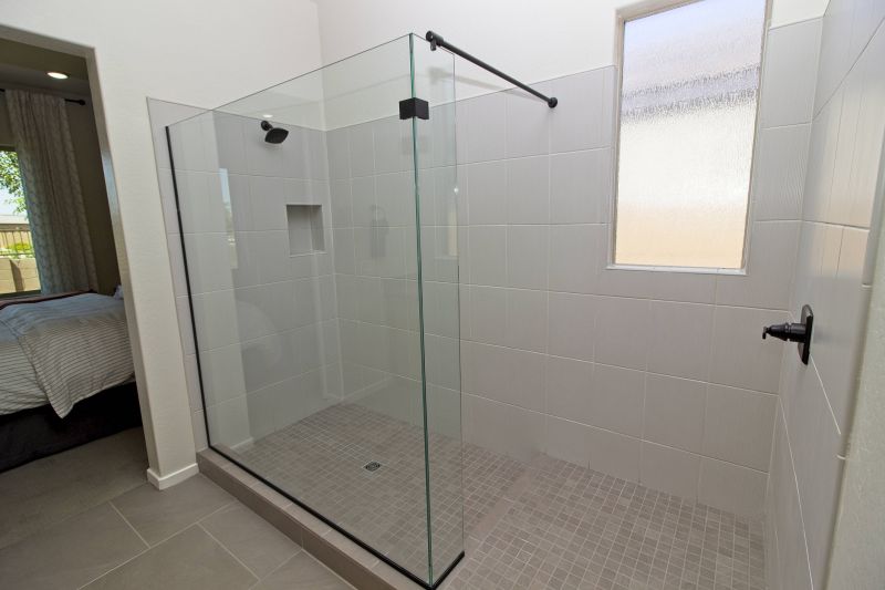 Large Format Tiles in Shower Floor